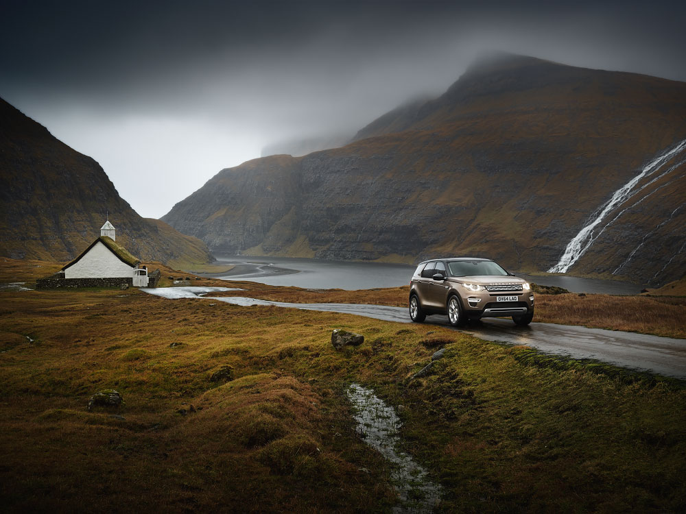 stories Land Rover, Faroe Islands photography