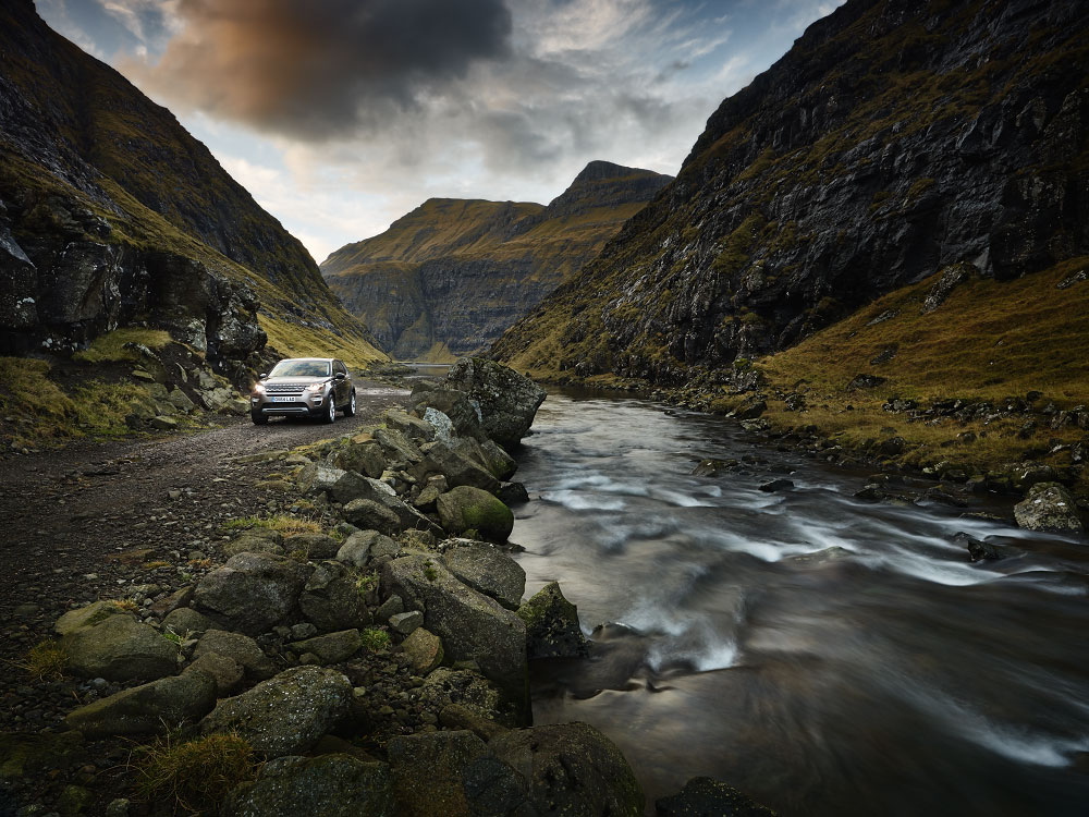 stories Land Rover, Faroe Islands photography