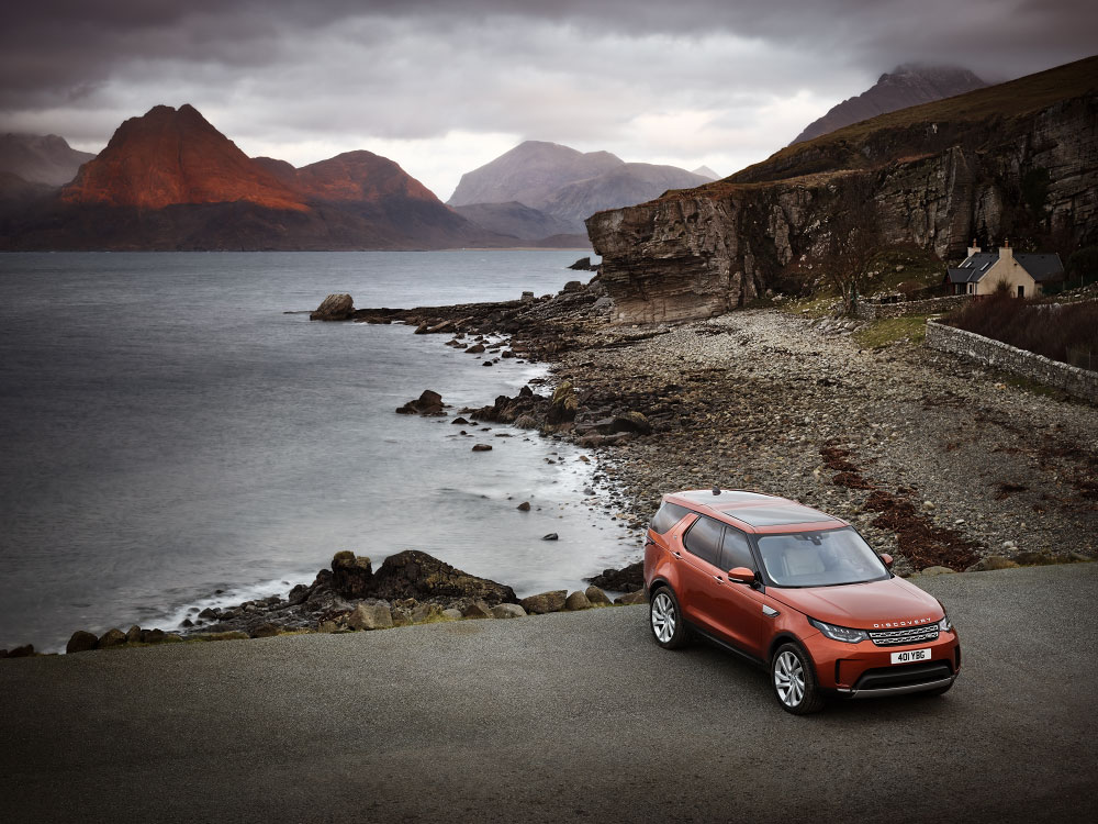 stories Land Rover, Isle of Skye photography