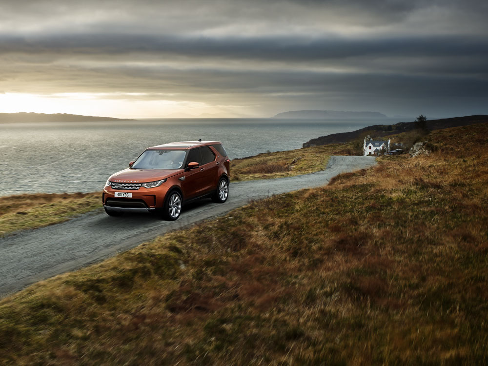 stories Land Rover, Isle of Skye photography