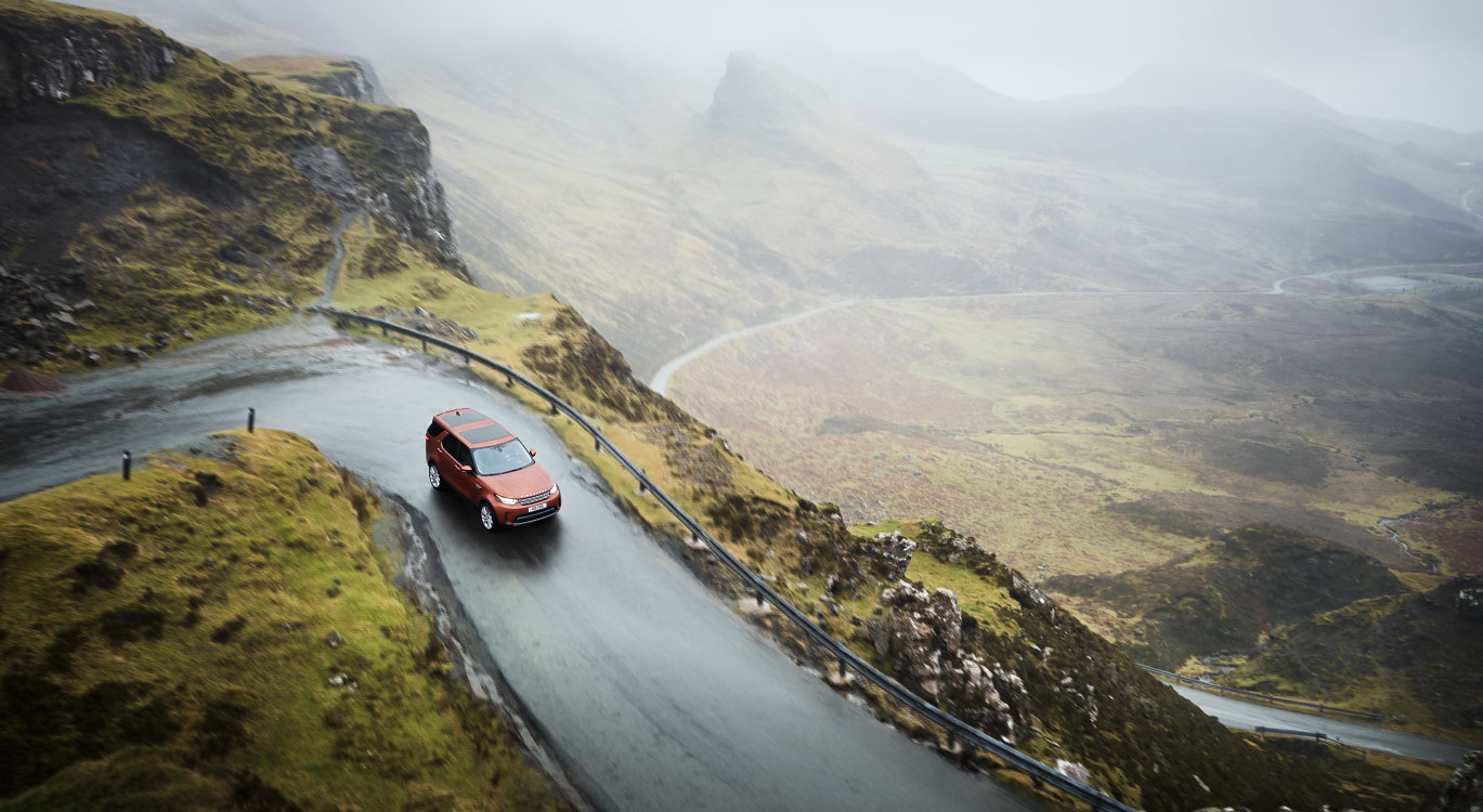 stories Land Rover, Isle of Skye photography